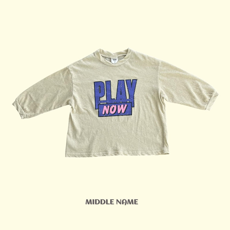 Middle Name - Korean Children Fashion - #childofig - Play Long Tee - 3
