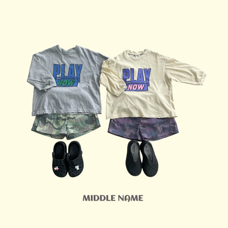 Middle Name - Korean Children Fashion - #childofig - Play Long Tee - 4