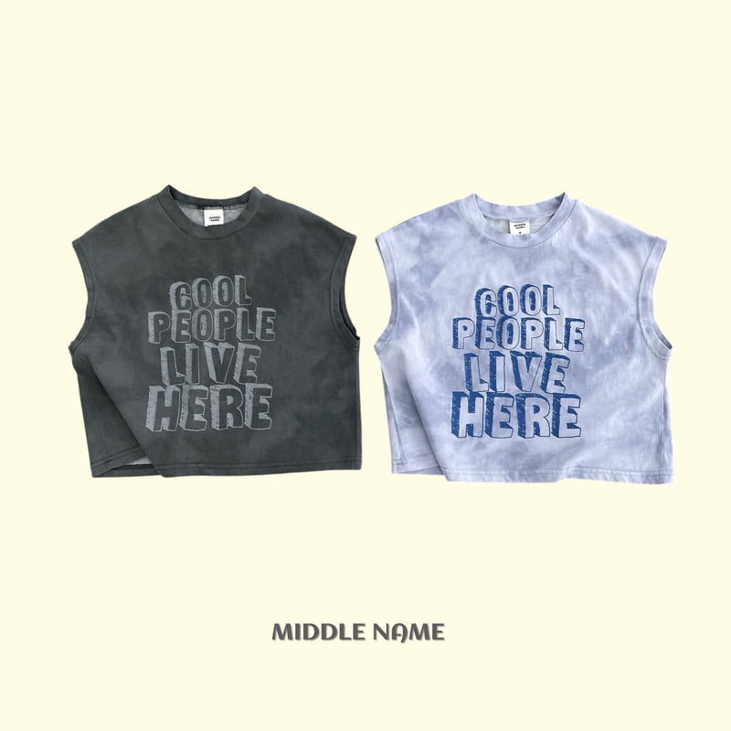 Middle Name - Korean Children Fashion - #childrensboutique - Water Park Sleeveless Tee