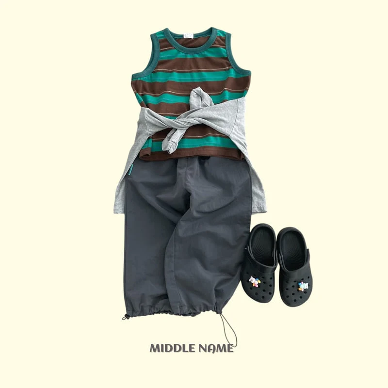 Middle Name - Korean Children Fashion - #discoveringself - Jacquard Sleeveless - 9