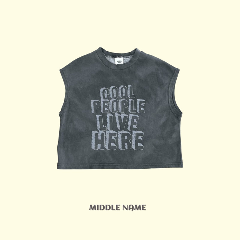 Middle Name - Korean Children Fashion - #discoveringself - Water Park Sleeveless Tee - 3
