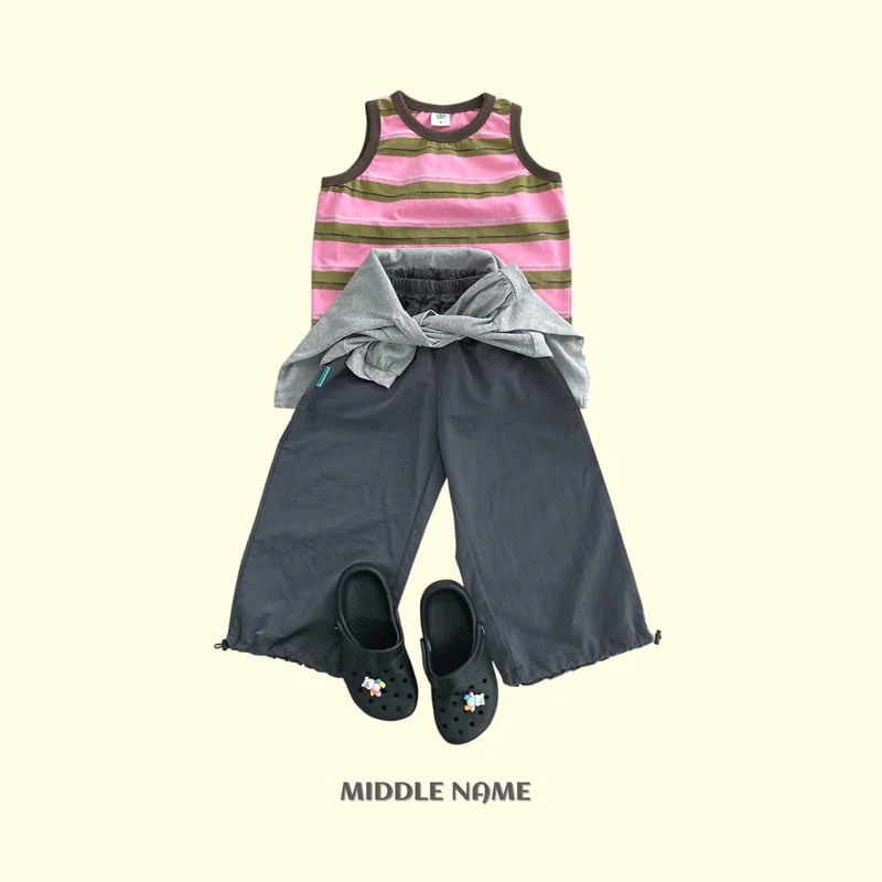 Middle Name - Korean Children Fashion - #fashionkids - Jacquard Sleeveless - 10