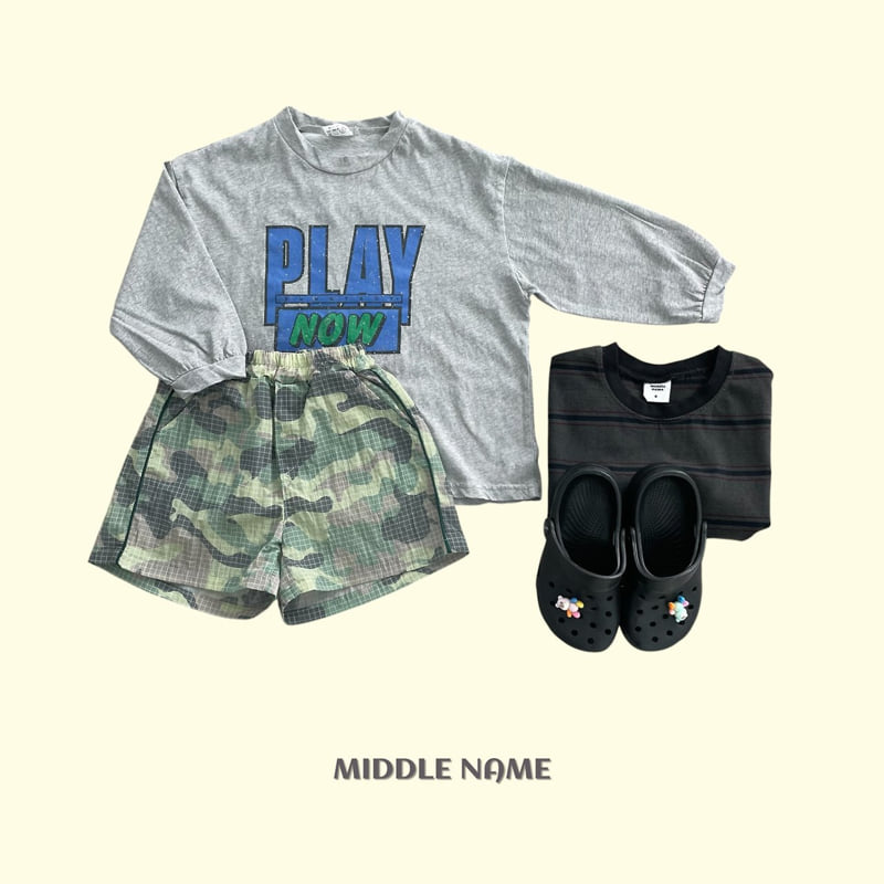 Middle Name - Korean Children Fashion - #fashionkids - Play Long Tee - 7