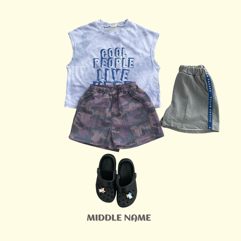 Middle Name - Korean Children Fashion - #kidsstore - Water Park Sleeveless Tee - 6