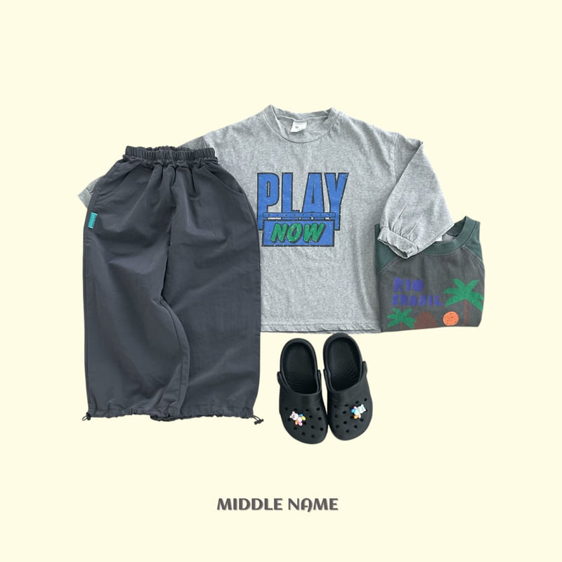 Middle Name - Korean Children Fashion - #littlefashionista - Play Long Tee - 12