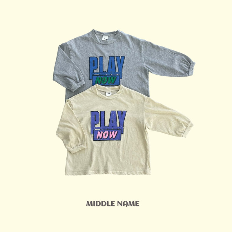 Middle Name - Korean Children Fashion - #prettylittlegirls - Play Long Tee