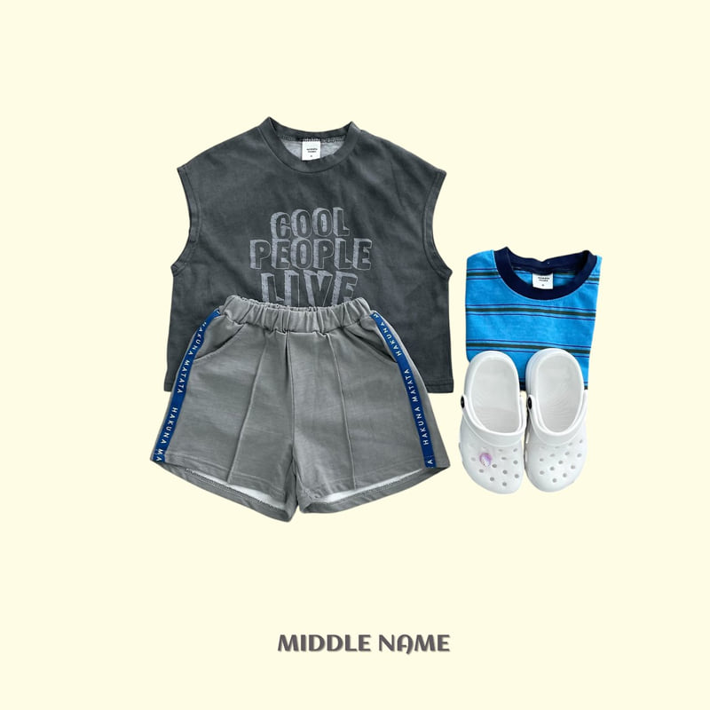 Middle Name - Korean Children Fashion - #prettylittlegirls - Water Park Sleeveless Tee - 12