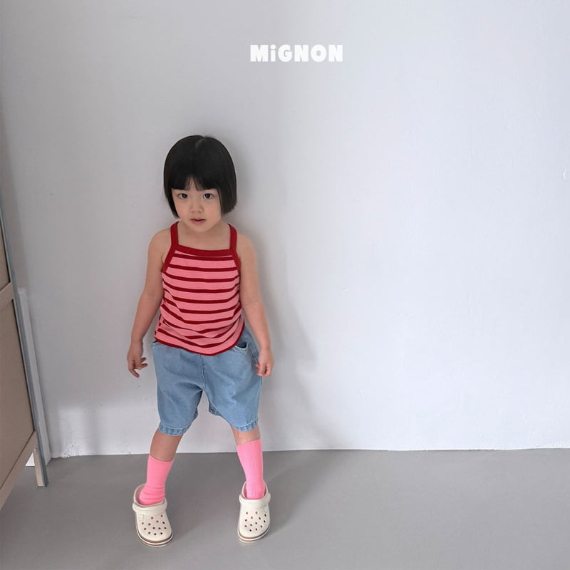 Mignon - Korean Children Fashion - #kidsshorts - Gelato Sleeveless Top - 9