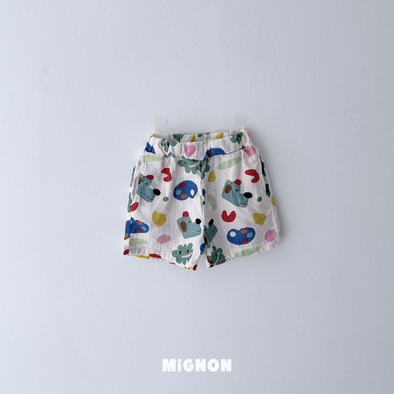 Mignon - Korean Children Fashion - #magicofchildhood - Painting Shorts
