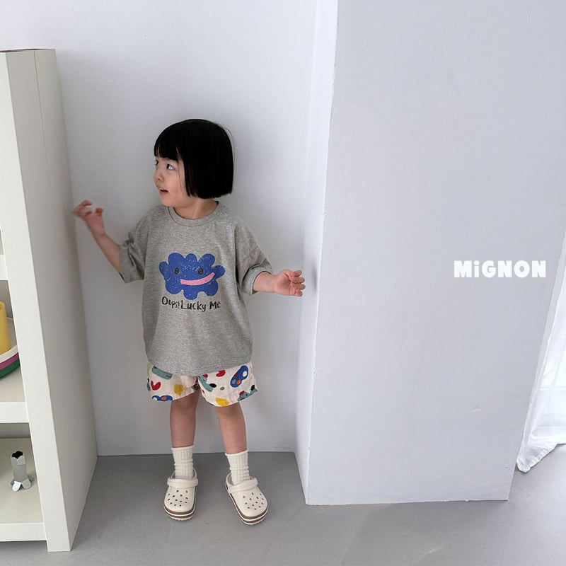 Mignon - Korean Children Fashion - #stylishchildhood - Painting Shorts - 6