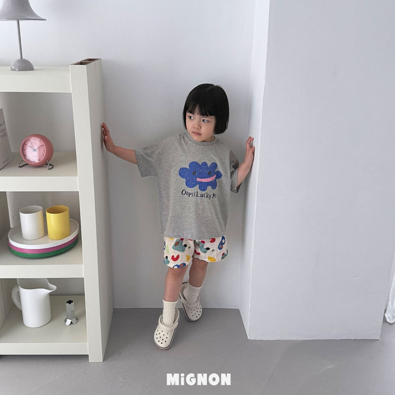 Mignon - Korean Children Fashion - #toddlerclothing - Painting Shorts - 5