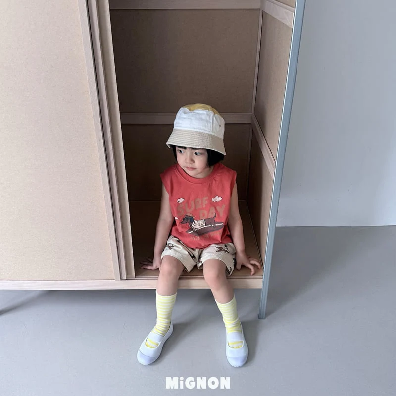 Mignon - Korean Children Fashion - #todddlerfashion - Surfing Dog Tee - 4