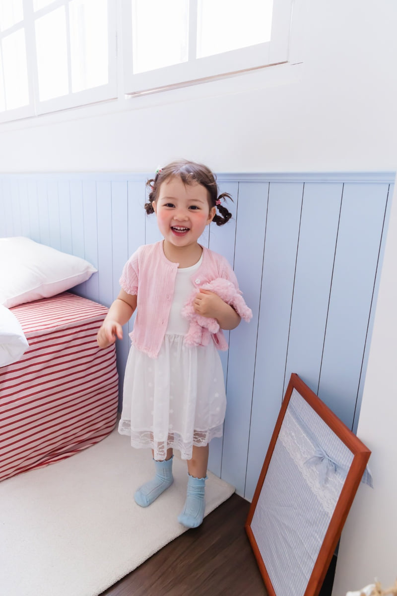 Milk Powder - Korean Children Fashion - #todddlerfashion - Dumpling Cardigan - 7