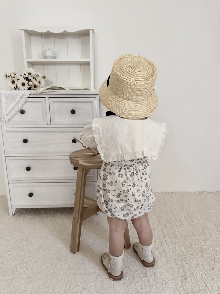 Mimi Market - Korean Baby Fashion - #babyboutiqueclothing - Bella Collar Blouse - 8