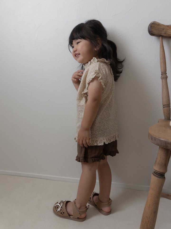 Mimi Market - Korean Baby Fashion - #babyboutique - Renee Frill Sleeveless Top - 4