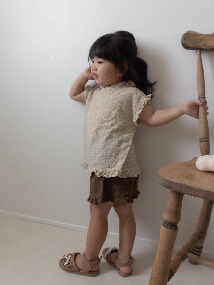 Mimi Market - Korean Baby Fashion - #babyfashion - Renee Frill Sleeveless Top - 6