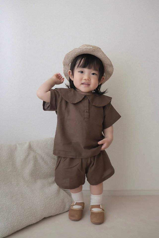 Mimi Market - Korean Baby Fashion - #babyfashion - Line Sailor Blouse - 3