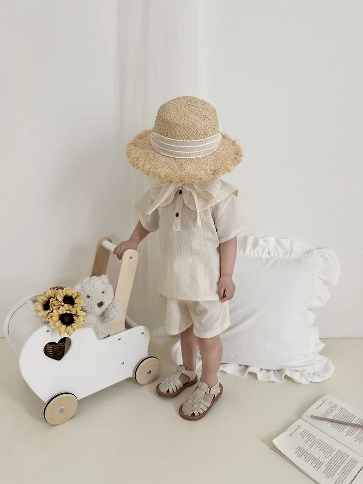 Mimi Market - Korean Baby Fashion - #babyfever - Line Shorts - 5