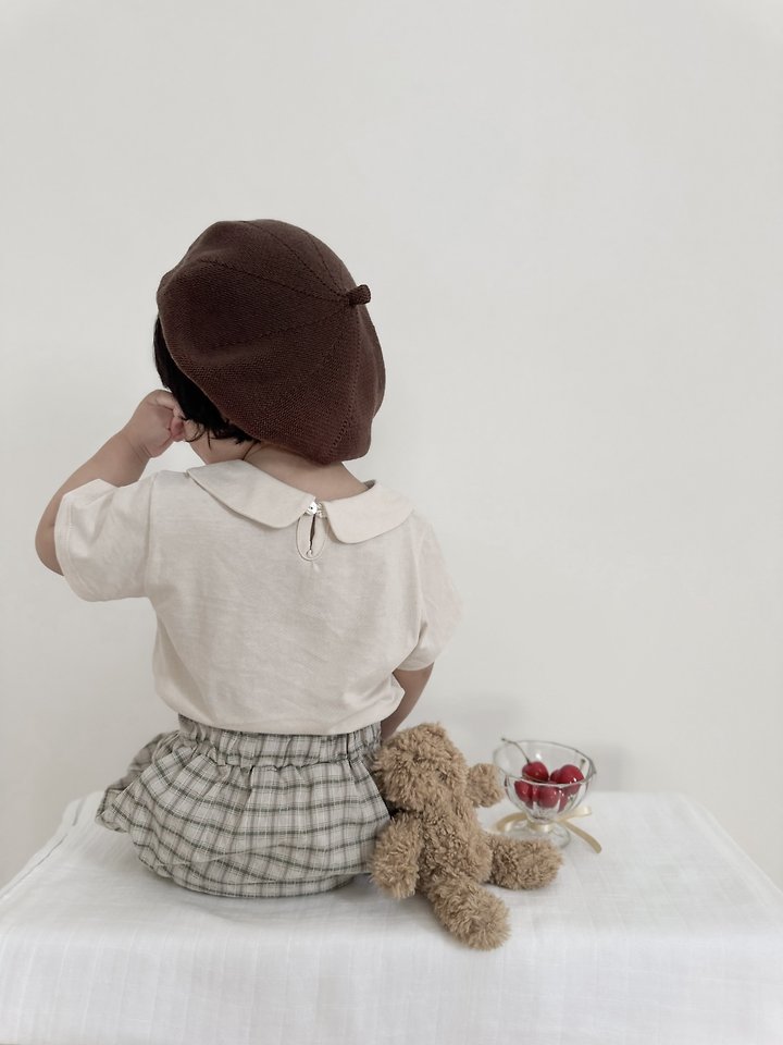 Mimi Market - Korean Baby Fashion - #babygirlfashion - Butter Collar Tee - 11