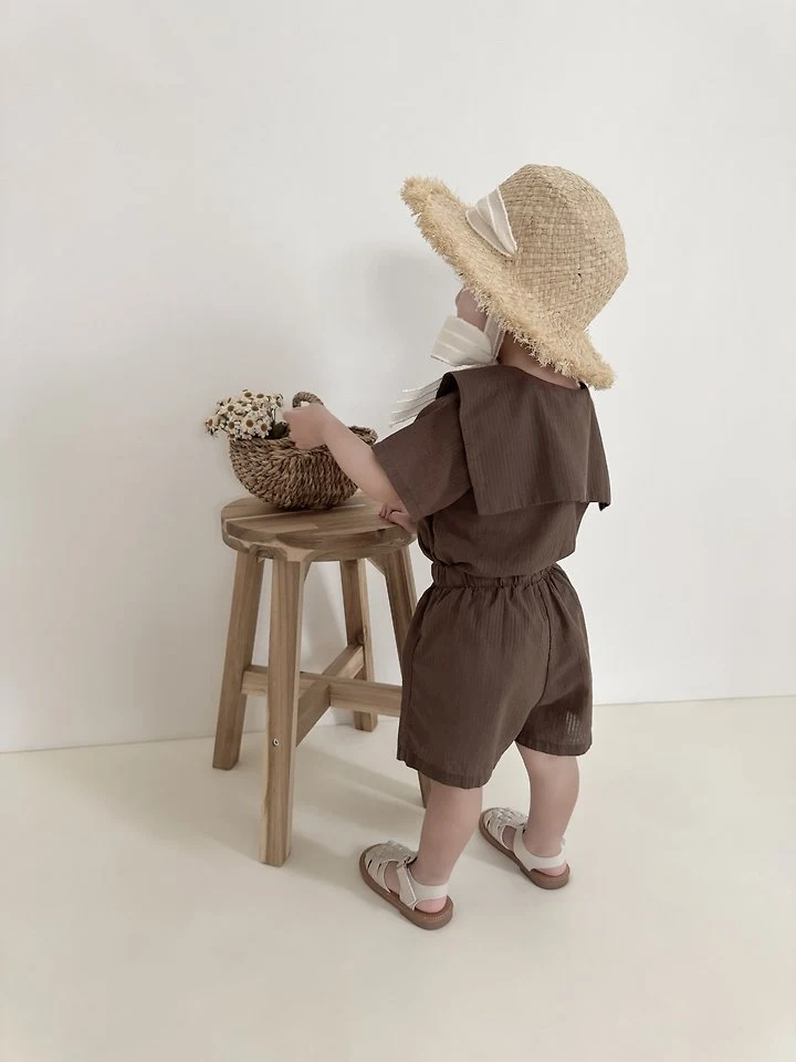 Mimi Market - Korean Baby Fashion - #babygirlfashion - Line Sailor Blouse - 5
