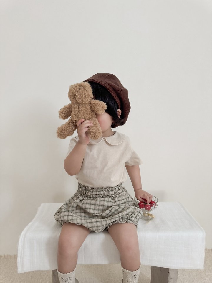 Mimi Market - Korean Baby Fashion - #babylifestyle - Butter Collar Tee - 12