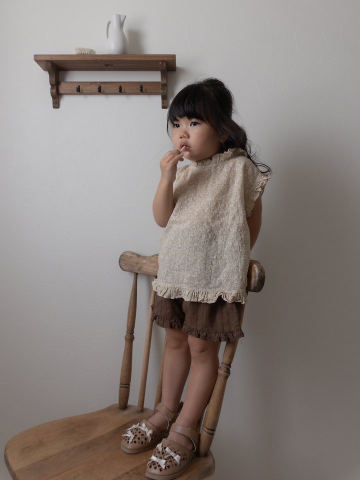 Mimi Market - Korean Baby Fashion - #babylifestyle - Renee Frill Sleeveless Top - 9