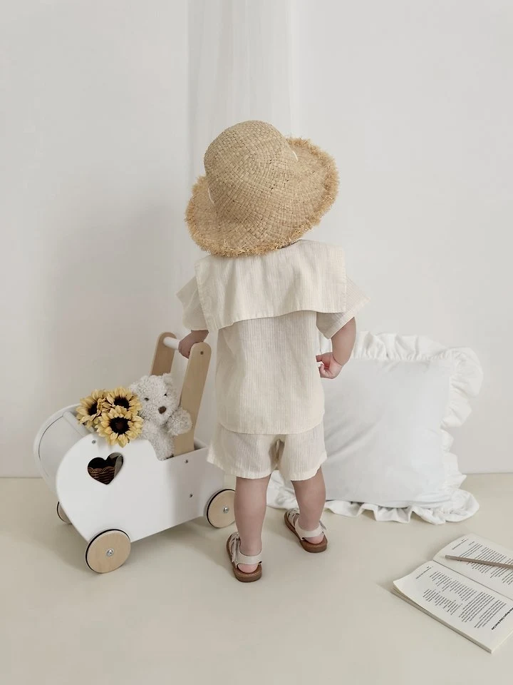 Mimi Market - Korean Baby Fashion - #babylifestyle - Line Shorts - 7