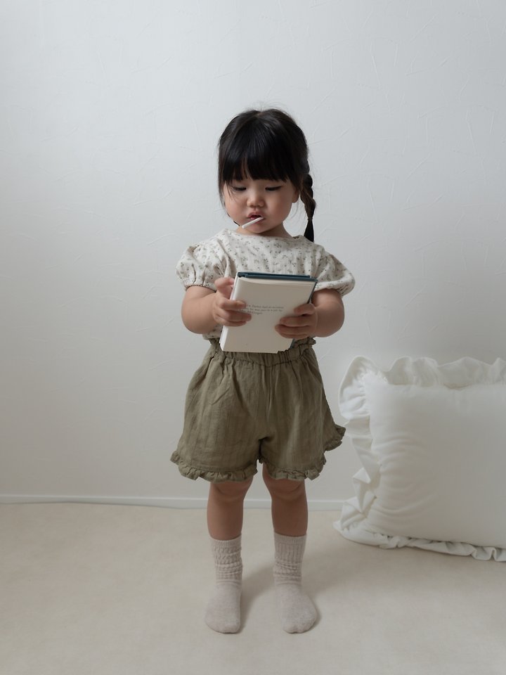 Mimi Market - Korean Baby Fashion - #babyoninstagram - Frill Shorts - 8
