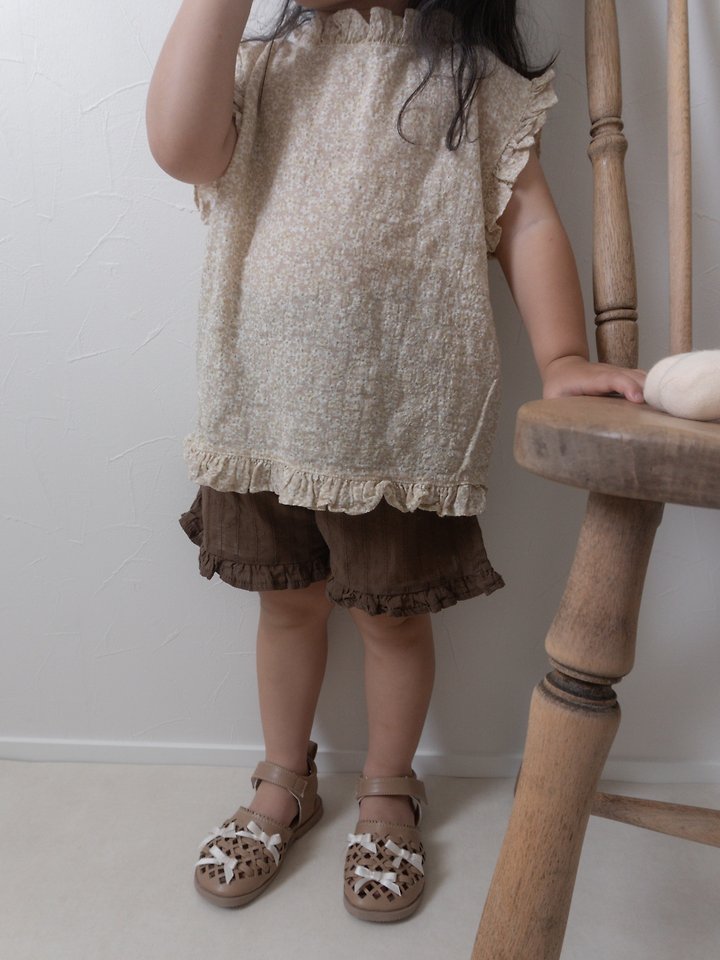 Mimi Market - Korean Baby Fashion - #babyootd - Renee Frill Sleeveless Top - 11