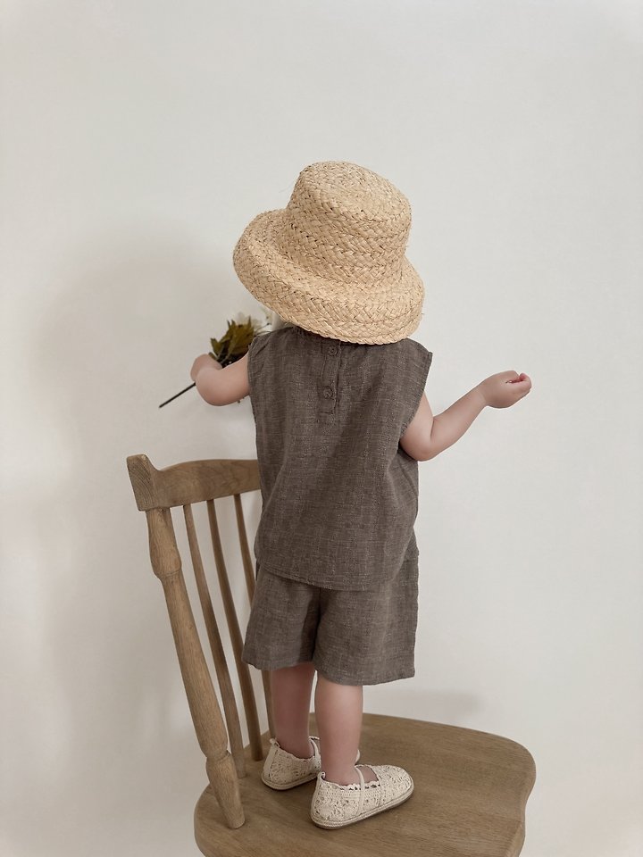 Mimi Market - Korean Baby Fashion - #babyoutfit - Boeing Sleeveless Top - 3