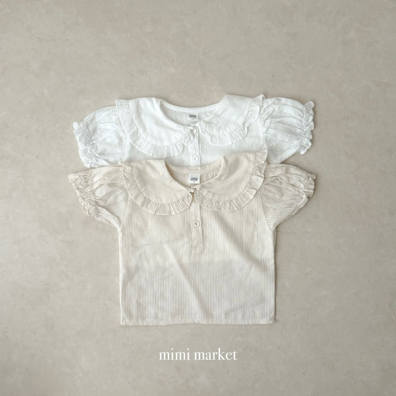 Mimi Market - Korean Baby Fashion - #babyoutfit - Bella Collar Blouse