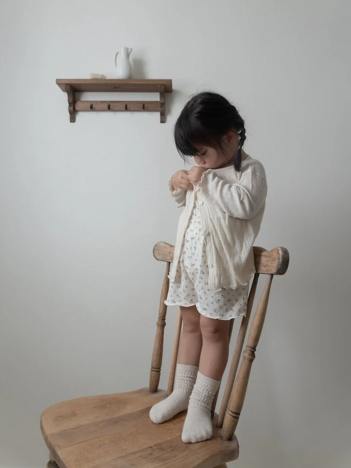 Mimi Market - Korean Baby Fashion - #babyootd - Rib Cardigan - 4
