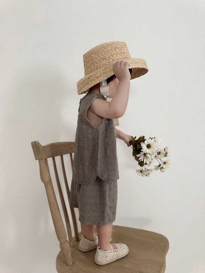 Mimi Market - Korean Baby Fashion - #onlinebabyboutique - Boeing Sleeveless Top - 5