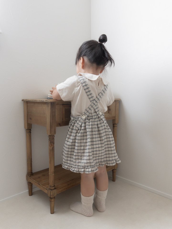 Mimi Market - Korean Baby Fashion - #onlinebabyboutique - Butter Collar Tee - 3