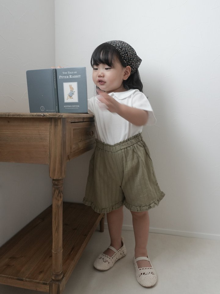 Mimi Market - Korean Baby Fashion - #onlinebabyboutique - Butter Collar Tee - 4