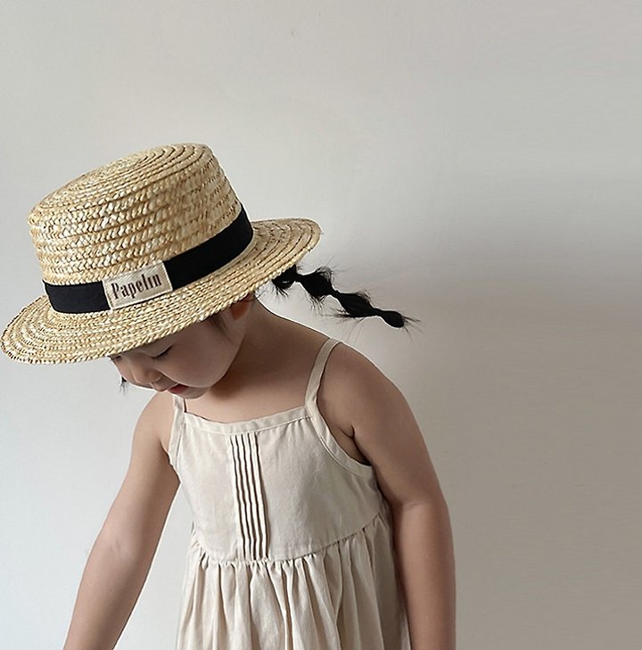 Miso - Korean Children Fashion - #childofig - To the Sea Straw Hat (Kids) - 3