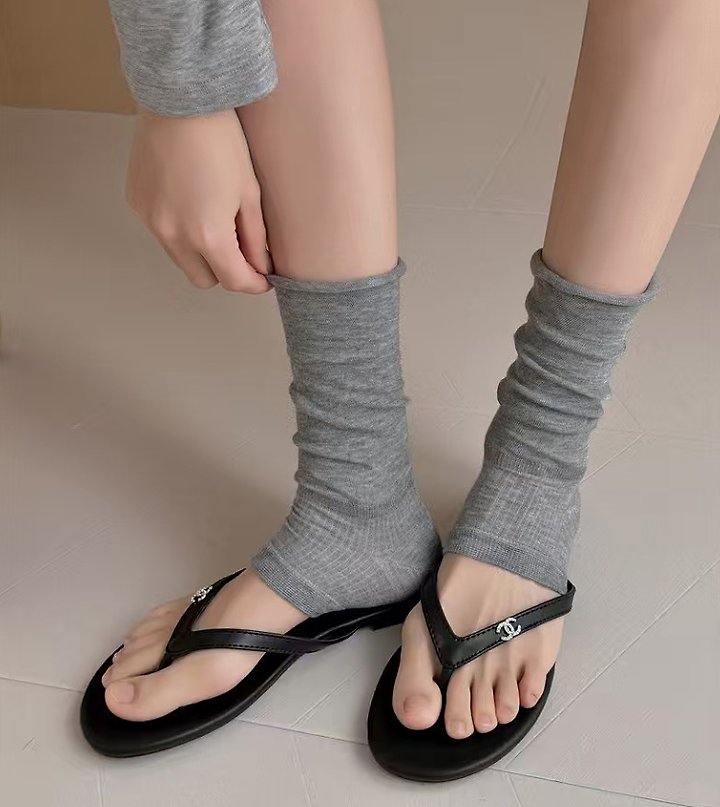 Miso - Korean Children Fashion - #childofig - Basic Sandal Warmer Socks - 10