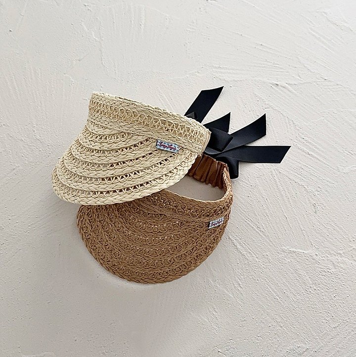 Miso - Korean Children Fashion - #designkidswear - Lala Straw Sun Cap Hat - 2