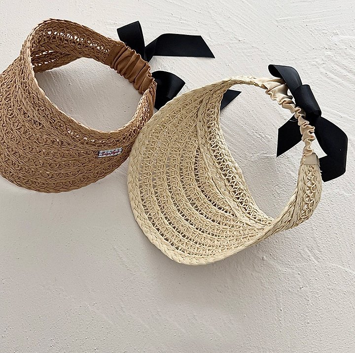 Miso - Korean Children Fashion - #kidsshorts - Lala Straw Sun Cap Hat - 5