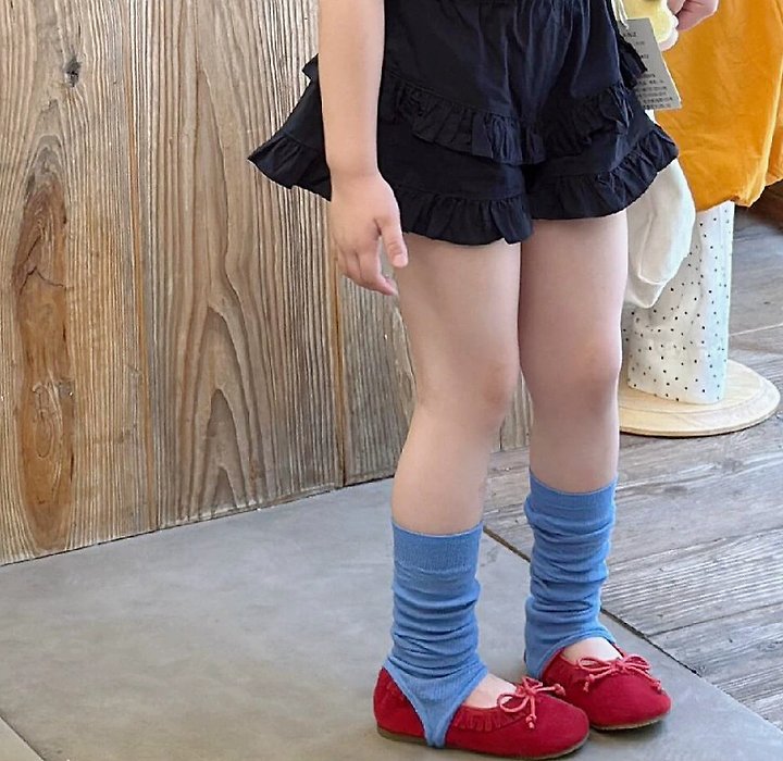 Miso - Korean Children Fashion - #kidsshorts - Ribbed Sandal Warmer Socks - 3