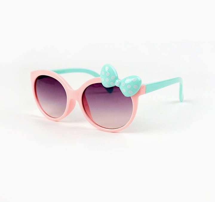 Miso - Korean Children Fashion - #kidsshorts - Kitsch Ribbon Sunglasses - 7