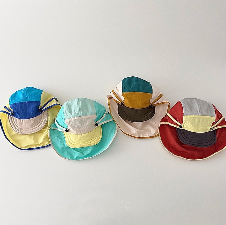 Miso - Korean Children Fashion - #kidsstore - Haeundae Neck Cover Hat - 5