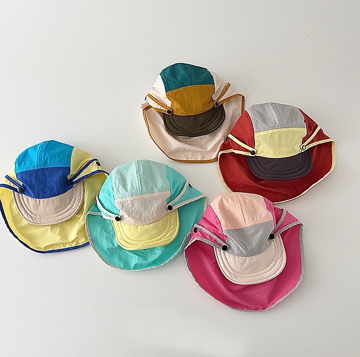 Miso - Korean Children Fashion - #kidzfashiontrend - Haeundae Neck Cover Hat - 6