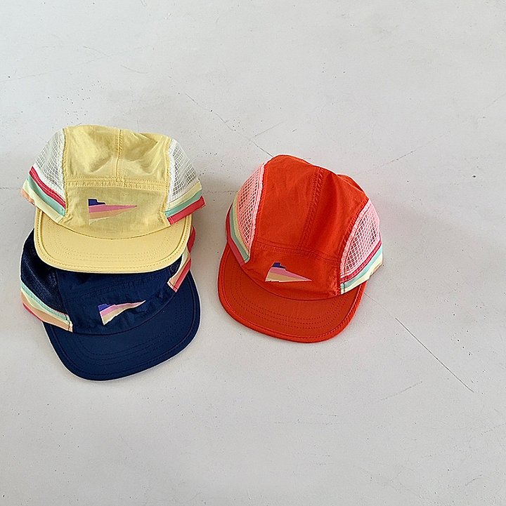 Miso - Korean Children Fashion - #kidzfashiontrend - Rainbow Cap Hat - 3