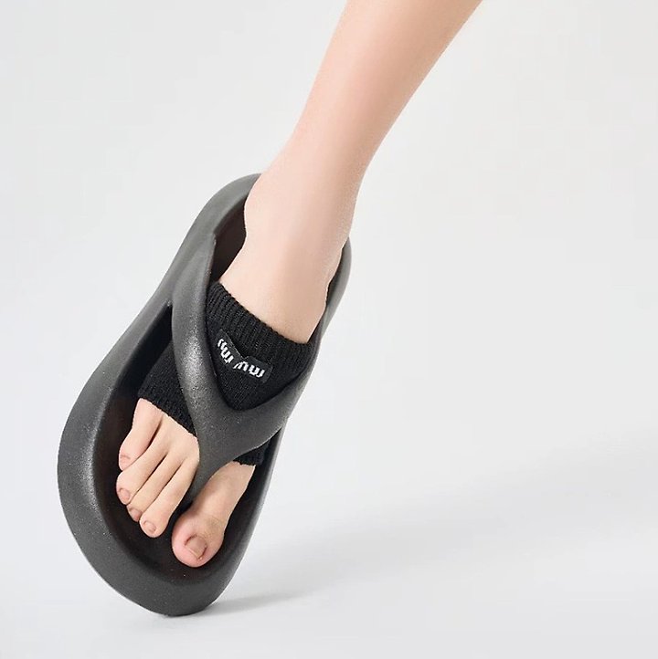Miso - Korean Children Fashion - #littlefashionista - Label Sandal Warmer Socks - 5