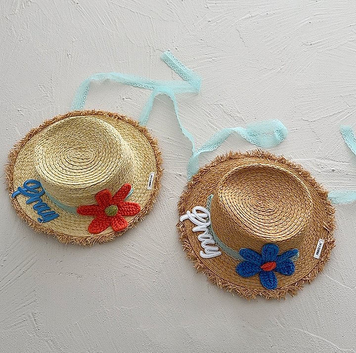 Miso - Korean Children Fashion - #minifashionista - Hawaii Straw Hat - 3