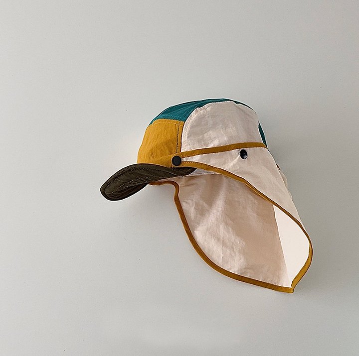 Miso - Korean Children Fashion - #minifashionista - Haeundae Neck Cover Hat - 10