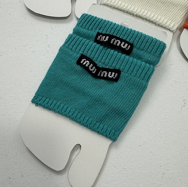 Miso - Korean Children Fashion - #prettylittlegirls - Label Sandal Warmer Socks - 8