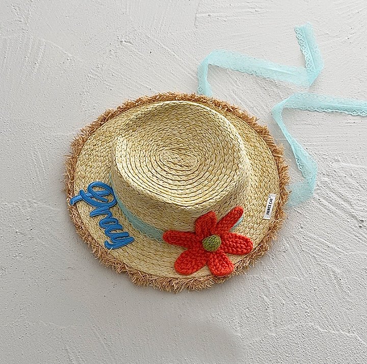 Miso - Korean Children Fashion - #todddlerfashion - Hawaii Straw Hat - 5
