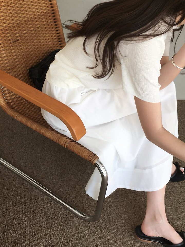 Moani - Korean Women Fashion - #momslook - Crease Mock Neck Top - 11